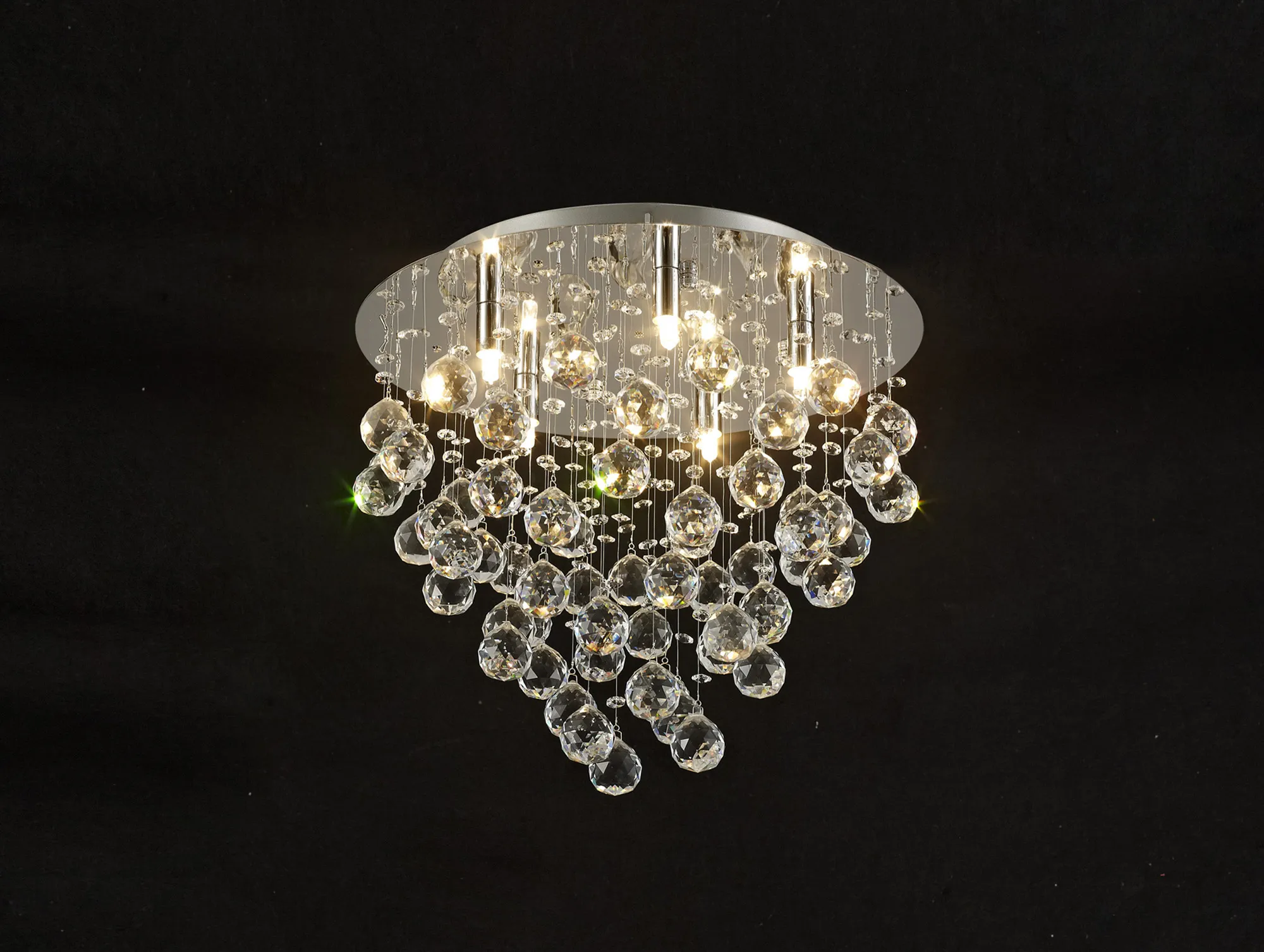 IL30787  Colorado Crystal Ceiling 5 Light